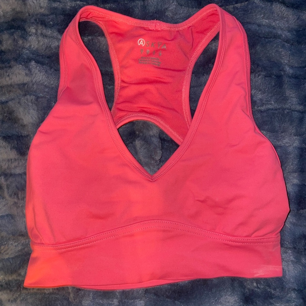 HOT PINK ASKYA sports bra